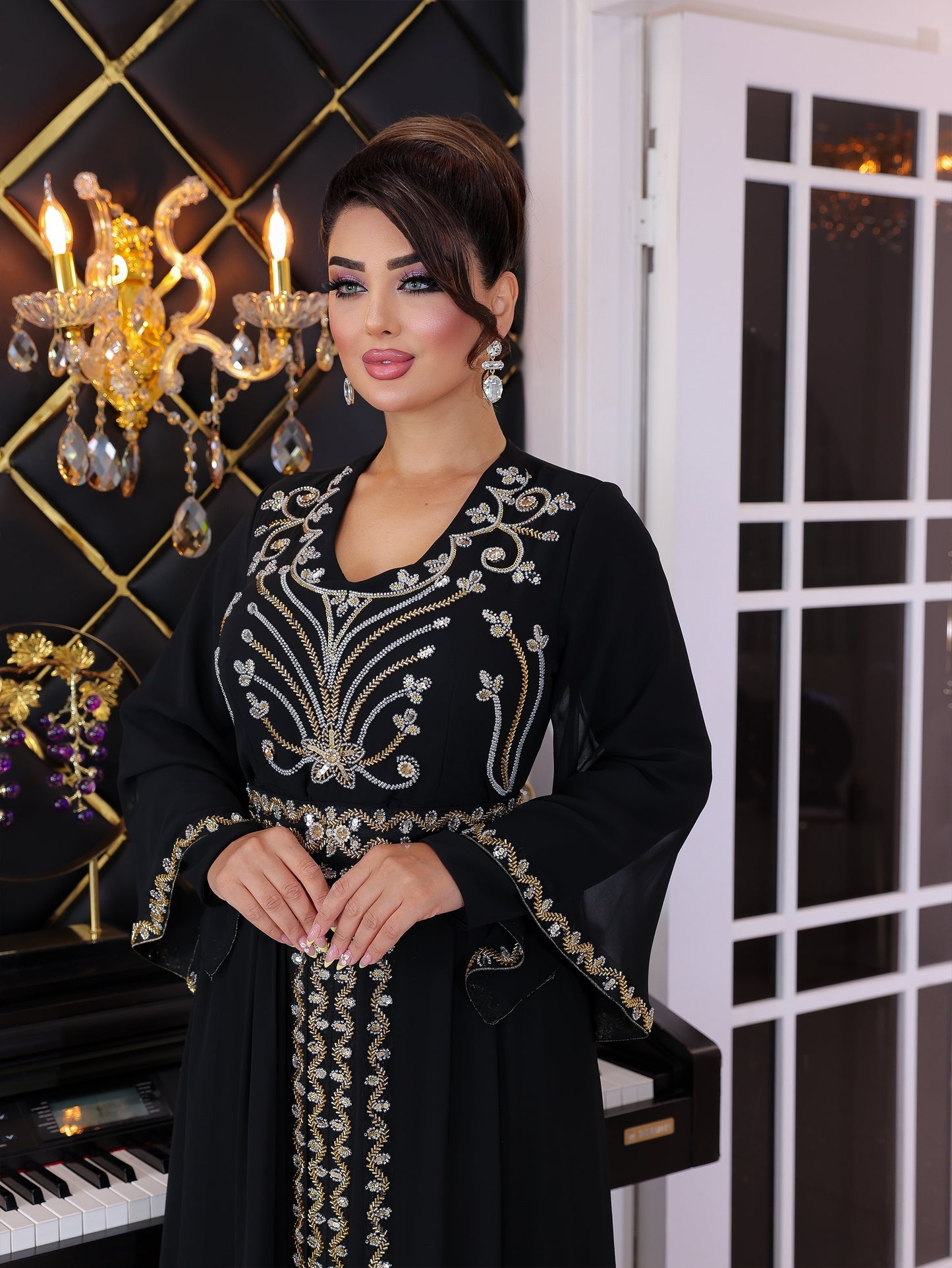 قفطان شك وتطريز