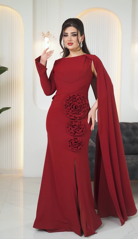 فستان الورد