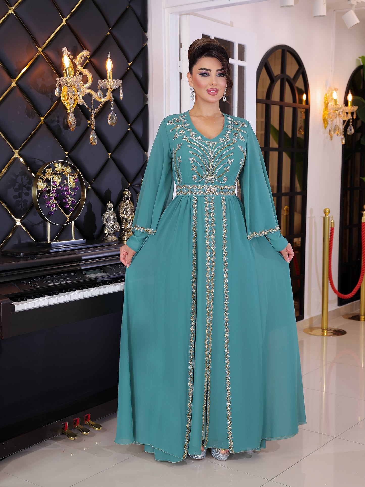 قفطان شك وتطريز