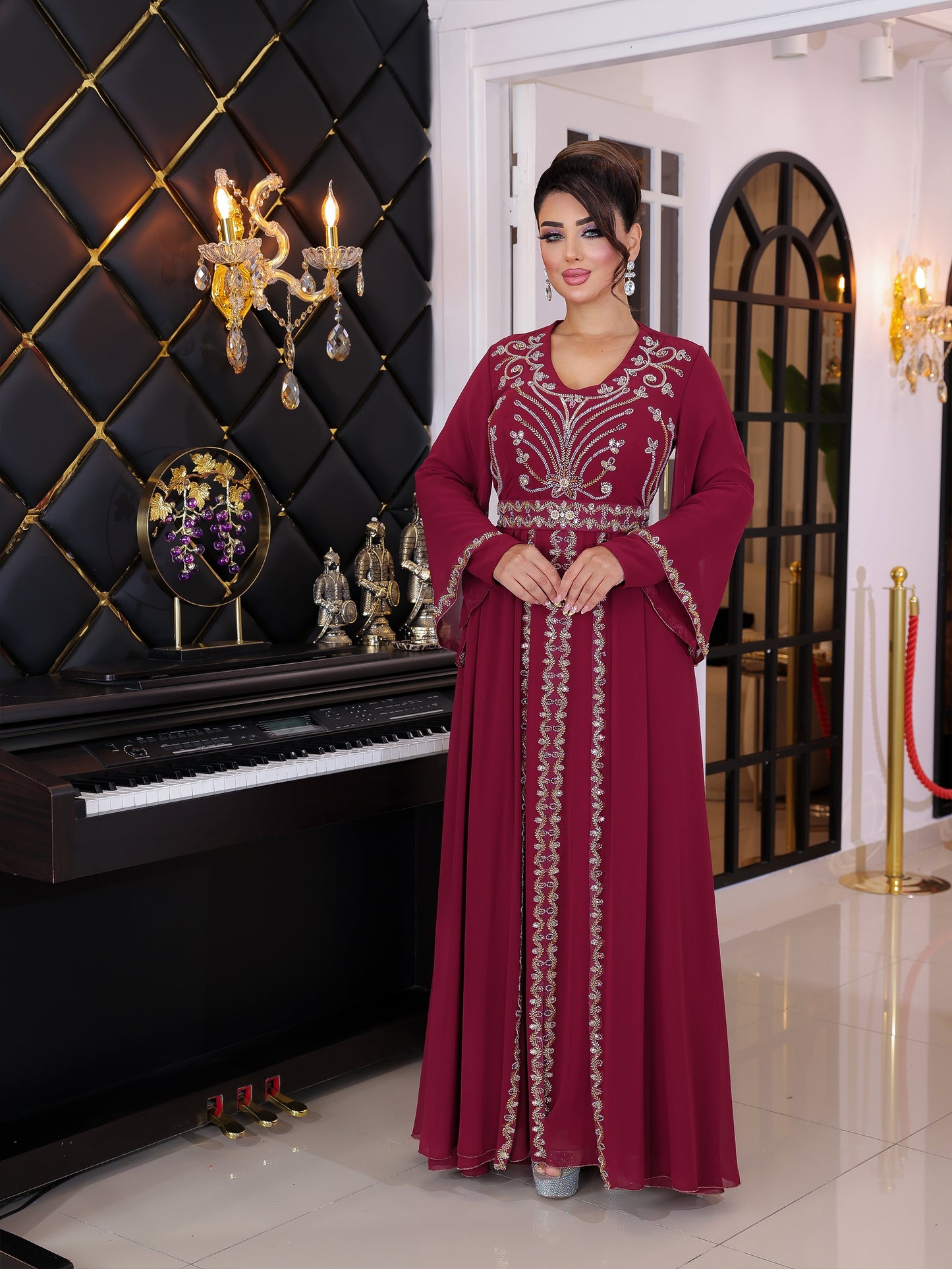 قفطان شك وتطريز